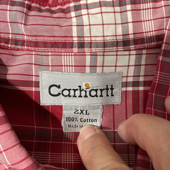 Carhartt button down shirt. Size 2XL - Picture 2 of 4
